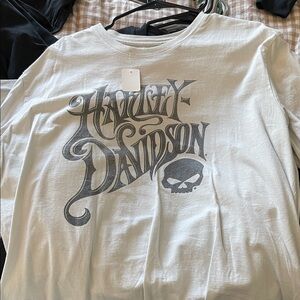 Harley-Davidson white Men's Shirt
